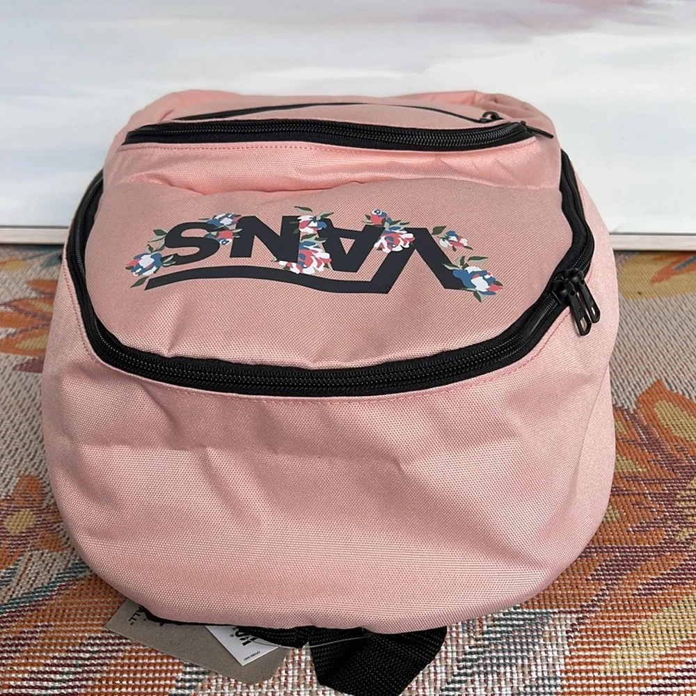 Vans Ranged 2 Prints Adult Laptop Backpack One Size (Coral Cloud-asphalt) NWT